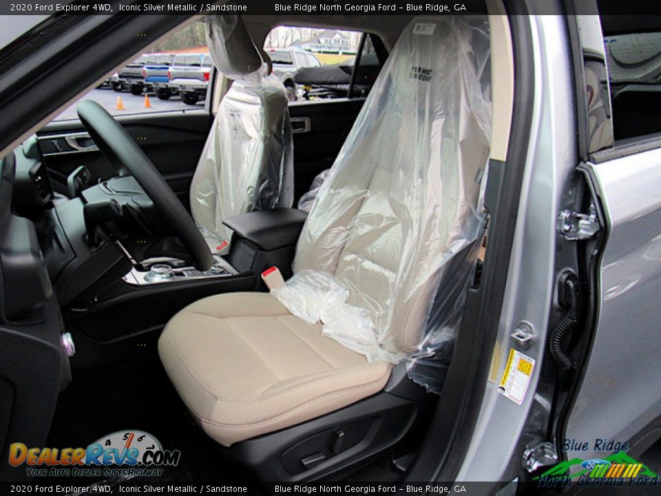 2020 Ford Explorer 4WD Iconic Silver Metallic / Sandstone Photo #11