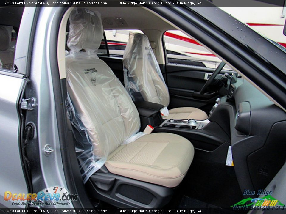 2020 Ford Explorer 4WD Iconic Silver Metallic / Sandstone Photo #12