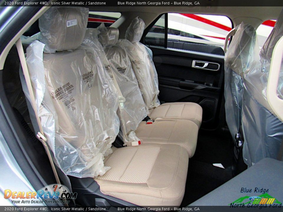 2020 Ford Explorer 4WD Iconic Silver Metallic / Sandstone Photo #13
