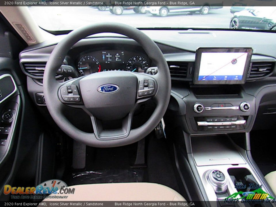2020 Ford Explorer 4WD Iconic Silver Metallic / Sandstone Photo #17