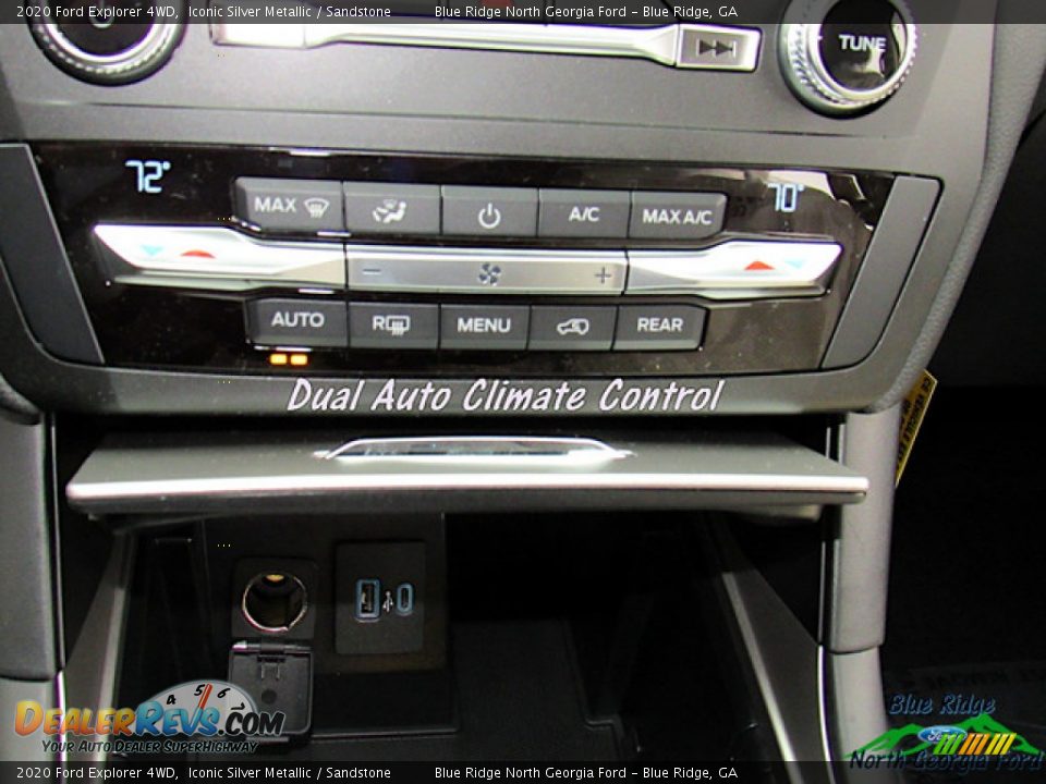 2020 Ford Explorer 4WD Iconic Silver Metallic / Sandstone Photo #24