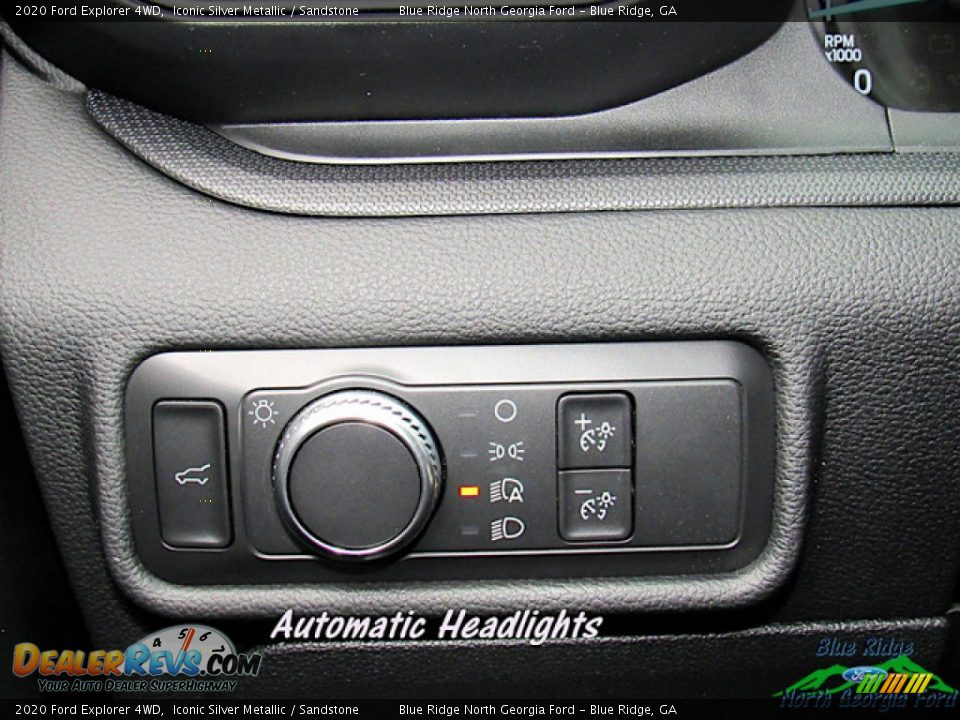 2020 Ford Explorer 4WD Iconic Silver Metallic / Sandstone Photo #25