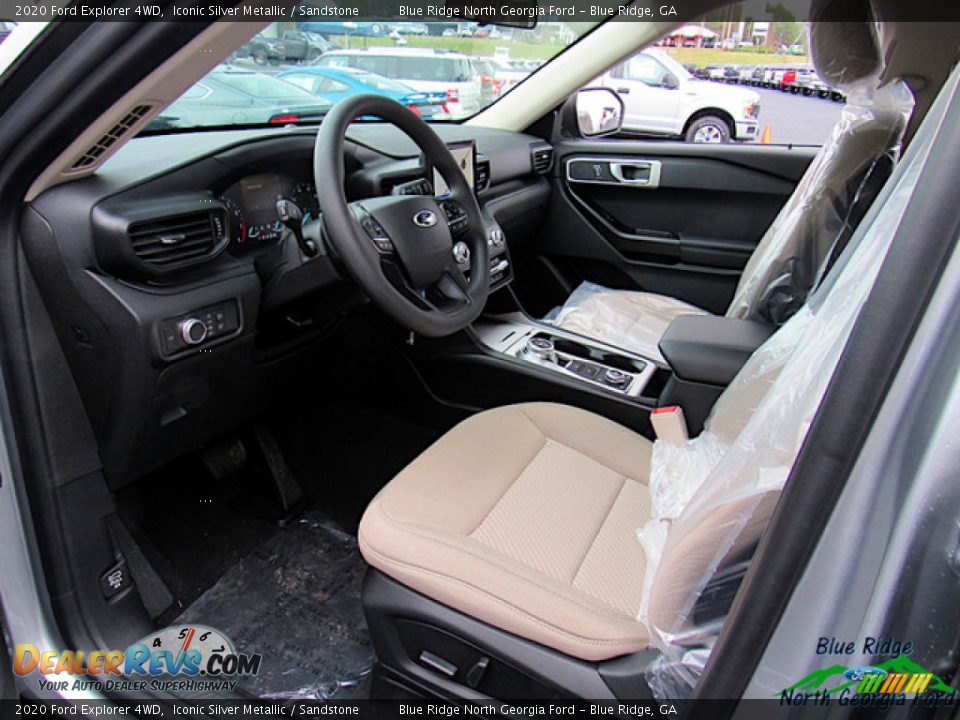 2020 Ford Explorer 4WD Iconic Silver Metallic / Sandstone Photo #29