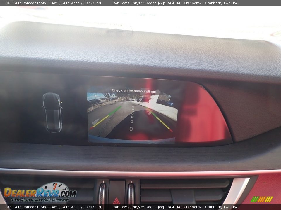 2020 Alfa Romeo Stelvio TI AWD Alfa White / Black/Red Photo #20