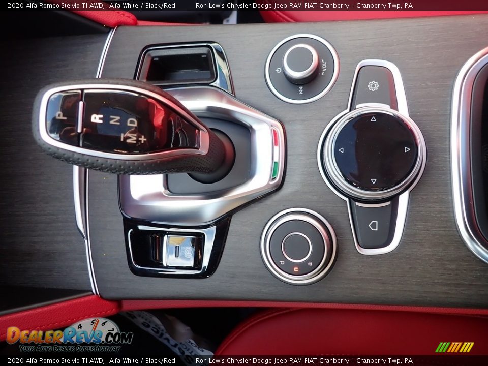 2020 Alfa Romeo Stelvio TI AWD Alfa White / Black/Red Photo #21