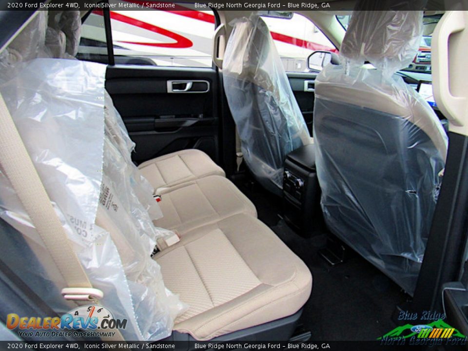 2020 Ford Explorer 4WD Iconic Silver Metallic / Sandstone Photo #31