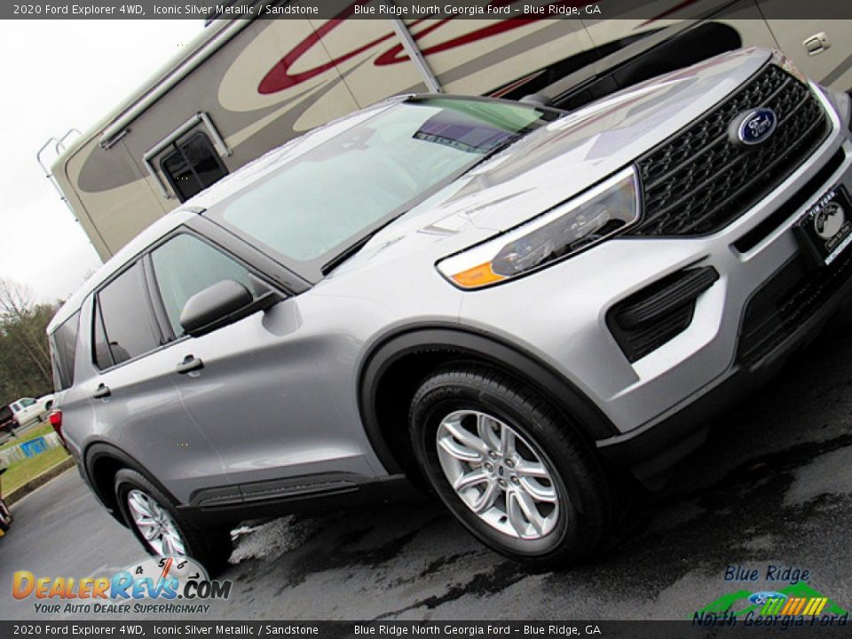 2020 Ford Explorer 4WD Iconic Silver Metallic / Sandstone Photo #33