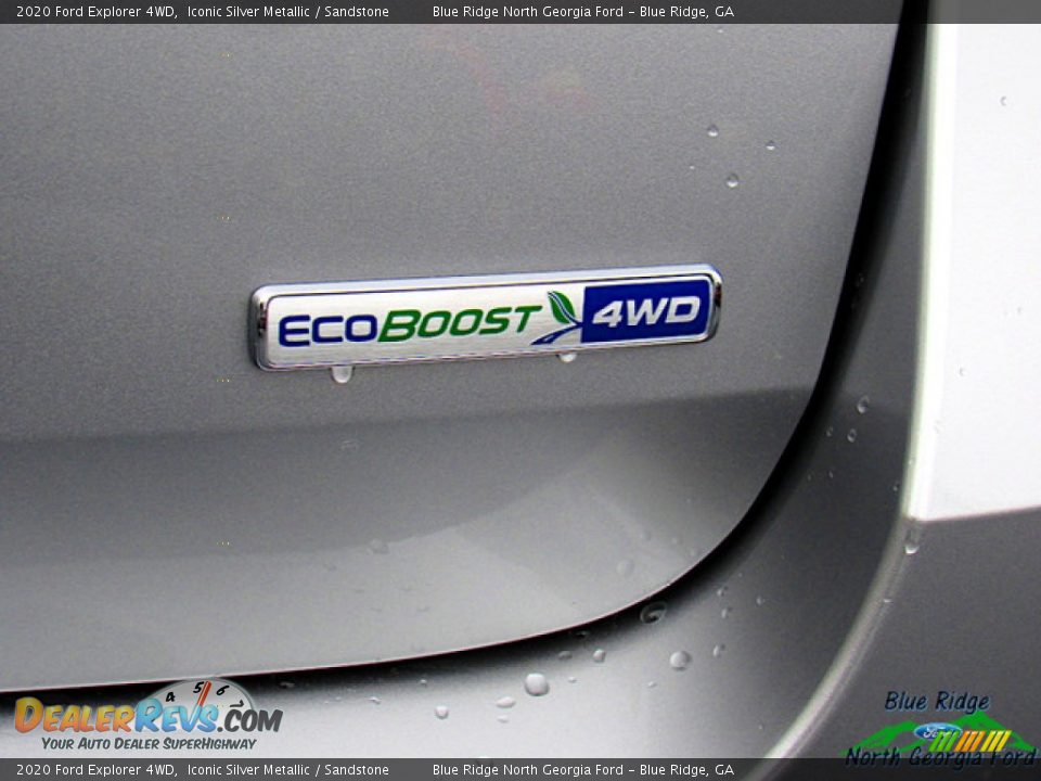 2020 Ford Explorer 4WD Iconic Silver Metallic / Sandstone Photo #36
