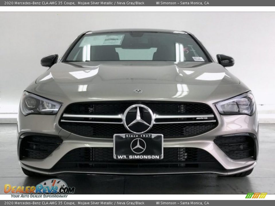 2020 Mercedes-Benz CLA AMG 35 Coupe Mojave Silver Metallic / Neva Gray/Black Photo #2