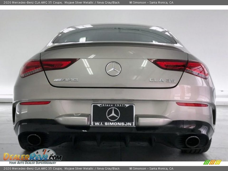 2020 Mercedes-Benz CLA AMG 35 Coupe Mojave Silver Metallic / Neva Gray/Black Photo #3