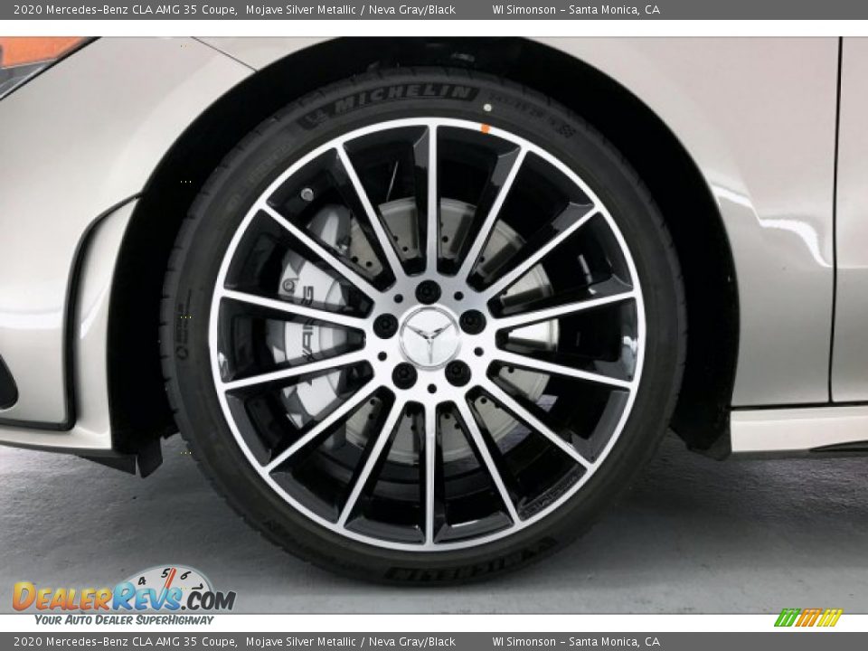 2020 Mercedes-Benz CLA AMG 35 Coupe Mojave Silver Metallic / Neva Gray/Black Photo #8
