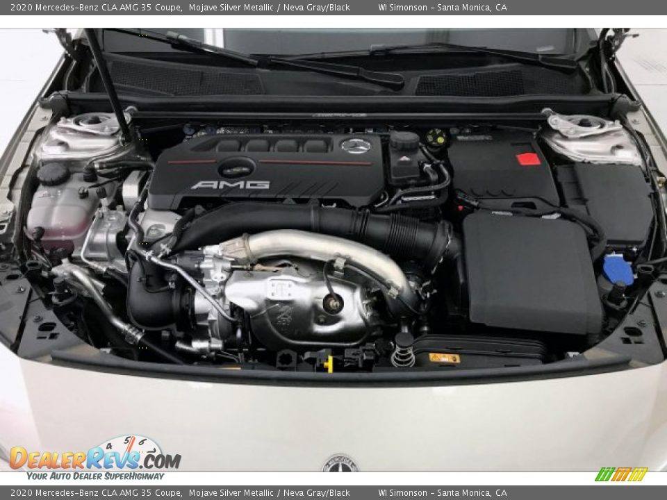 2020 Mercedes-Benz CLA AMG 35 Coupe Mojave Silver Metallic / Neva Gray/Black Photo #9
