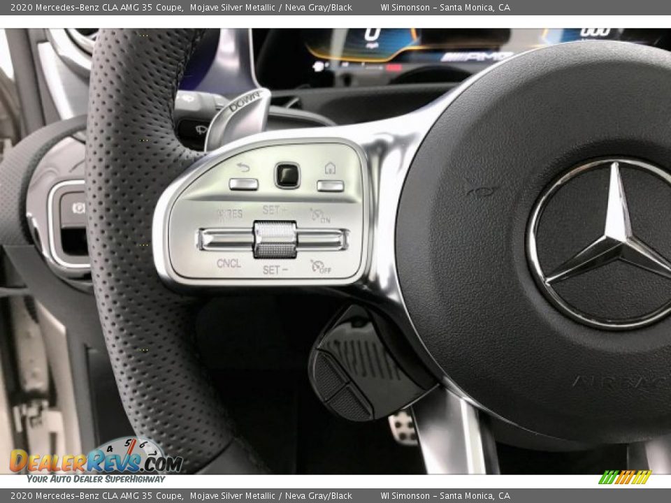 2020 Mercedes-Benz CLA AMG 35 Coupe Mojave Silver Metallic / Neva Gray/Black Photo #18