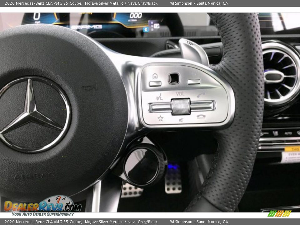 2020 Mercedes-Benz CLA AMG 35 Coupe Mojave Silver Metallic / Neva Gray/Black Photo #19