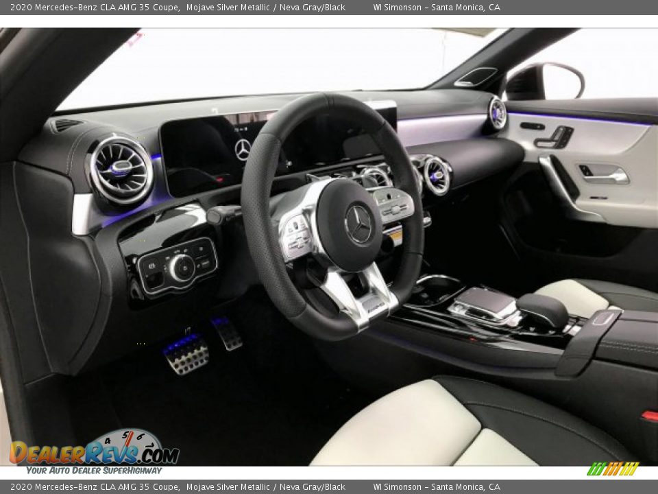 2020 Mercedes-Benz CLA AMG 35 Coupe Mojave Silver Metallic / Neva Gray/Black Photo #22