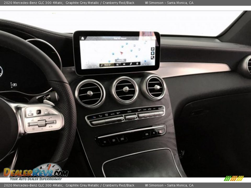 2020 Mercedes-Benz GLC 300 4Matic Graphite Grey Metallic / Cranberry Red/Black Photo #6