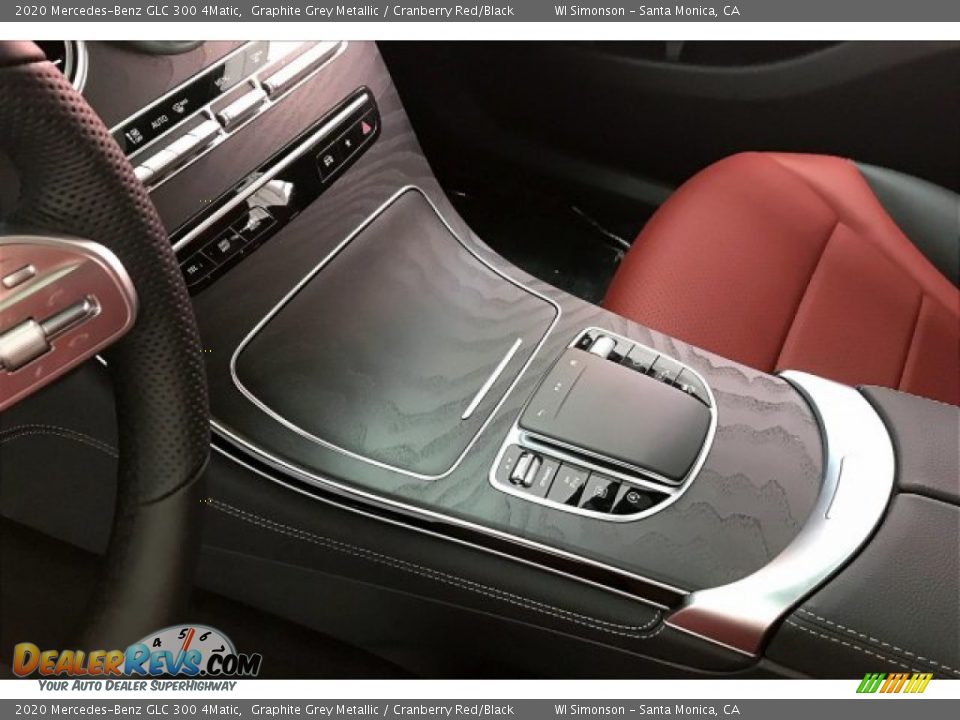 2020 Mercedes-Benz GLC 300 4Matic Graphite Grey Metallic / Cranberry Red/Black Photo #7
