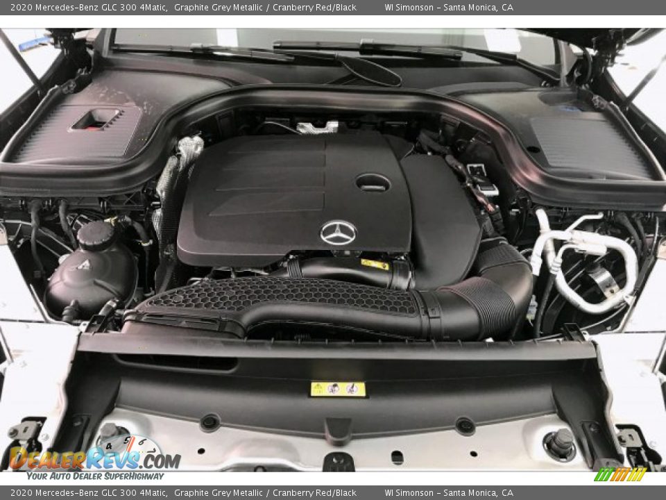 2020 Mercedes-Benz GLC 300 4Matic Graphite Grey Metallic / Cranberry Red/Black Photo #8