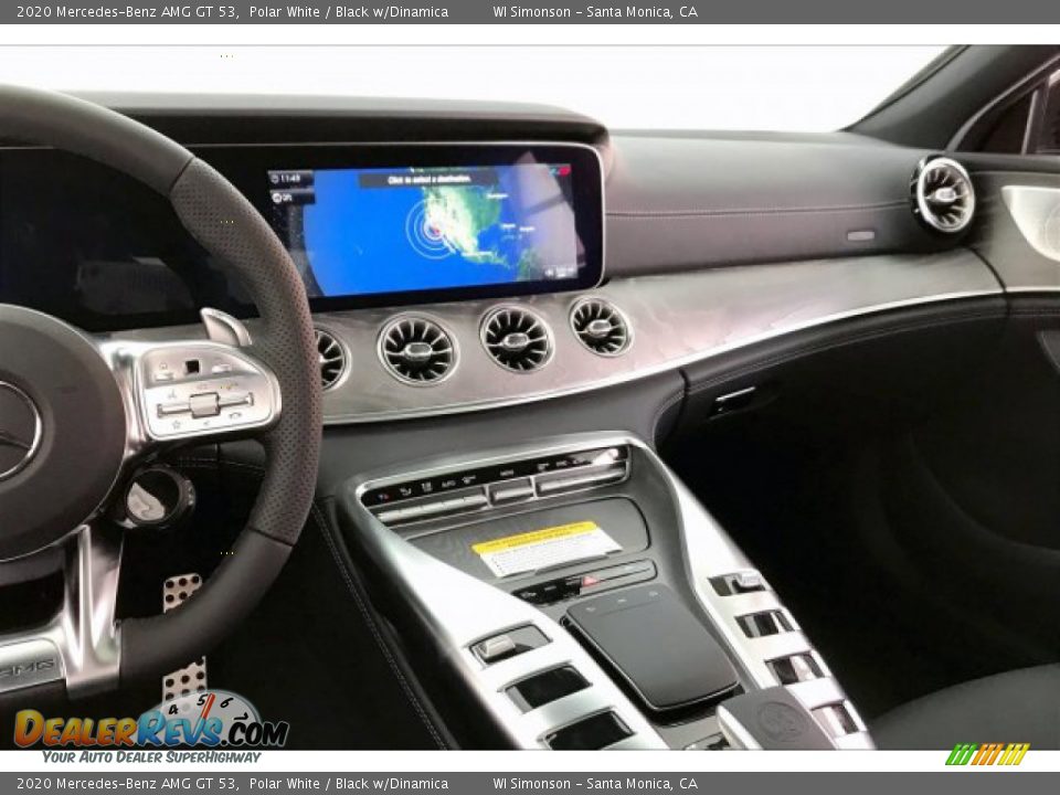 2020 Mercedes-Benz AMG GT 53 Polar White / Black w/Dinamica Photo #5