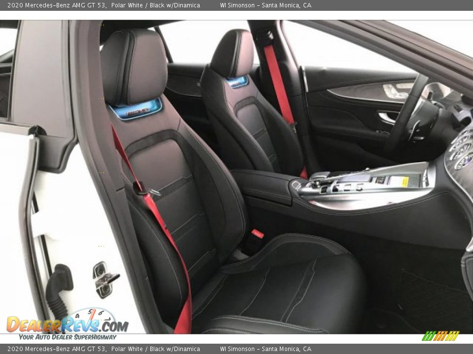 2020 Mercedes-Benz AMG GT 53 Polar White / Black w/Dinamica Photo #6