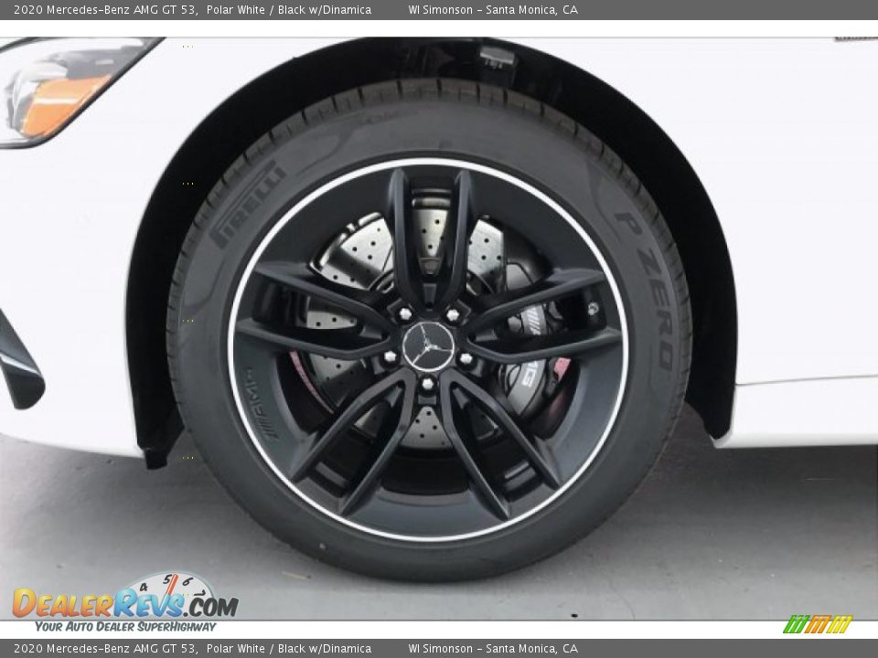 2020 Mercedes-Benz AMG GT 53 Polar White / Black w/Dinamica Photo #8