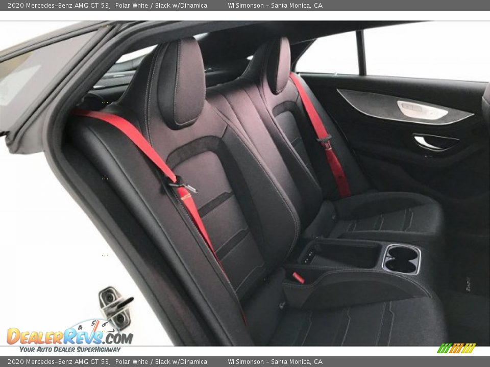 2020 Mercedes-Benz AMG GT 53 Polar White / Black w/Dinamica Photo #13