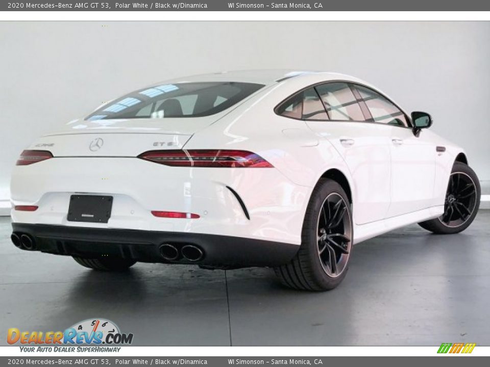 2020 Mercedes-Benz AMG GT 53 Polar White / Black w/Dinamica Photo #16