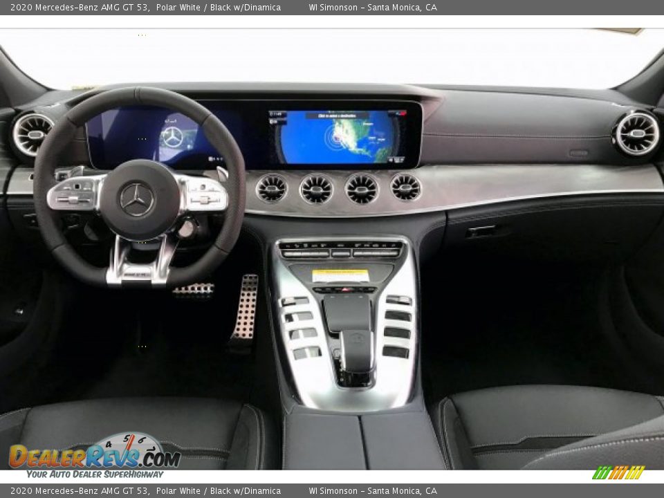 2020 Mercedes-Benz AMG GT 53 Polar White / Black w/Dinamica Photo #17