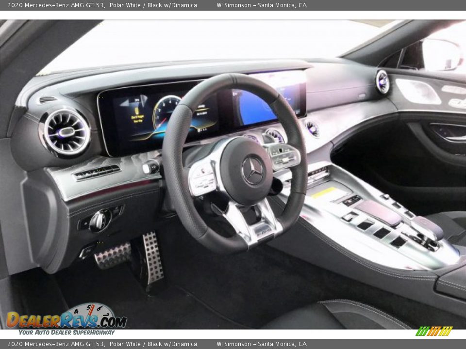 2020 Mercedes-Benz AMG GT 53 Polar White / Black w/Dinamica Photo #22