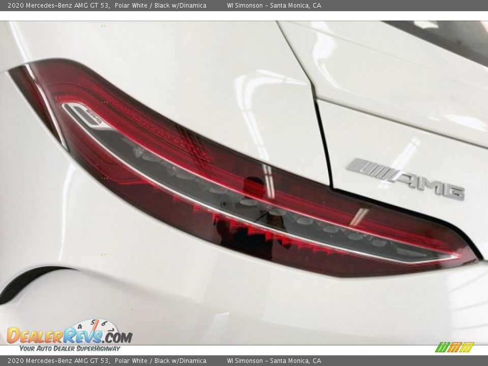 2020 Mercedes-Benz AMG GT 53 Polar White / Black w/Dinamica Photo #26