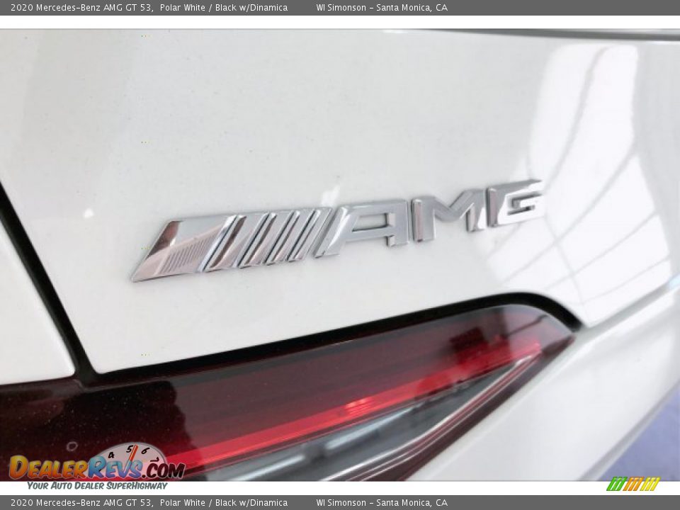 2020 Mercedes-Benz AMG GT 53 Polar White / Black w/Dinamica Photo #27