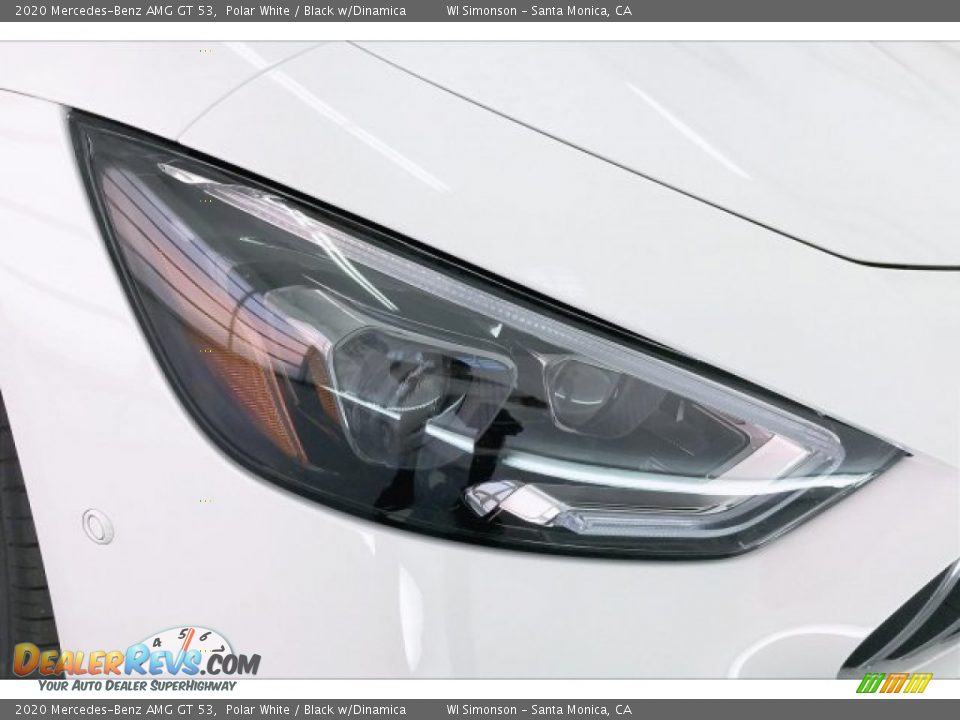 2020 Mercedes-Benz AMG GT 53 Polar White / Black w/Dinamica Photo #32