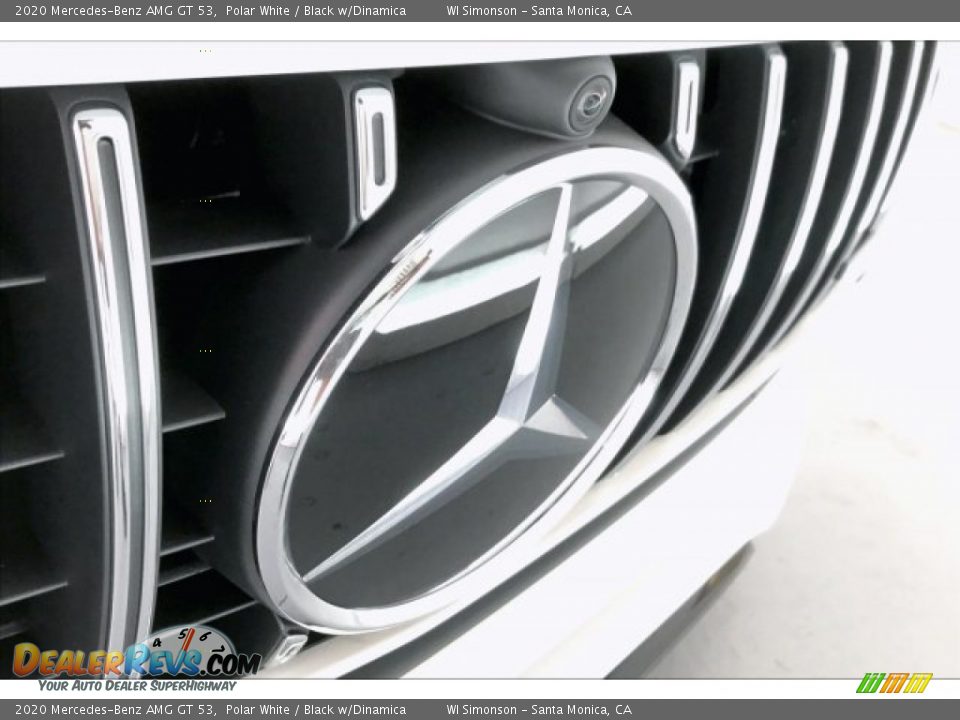 2020 Mercedes-Benz AMG GT 53 Polar White / Black w/Dinamica Photo #33