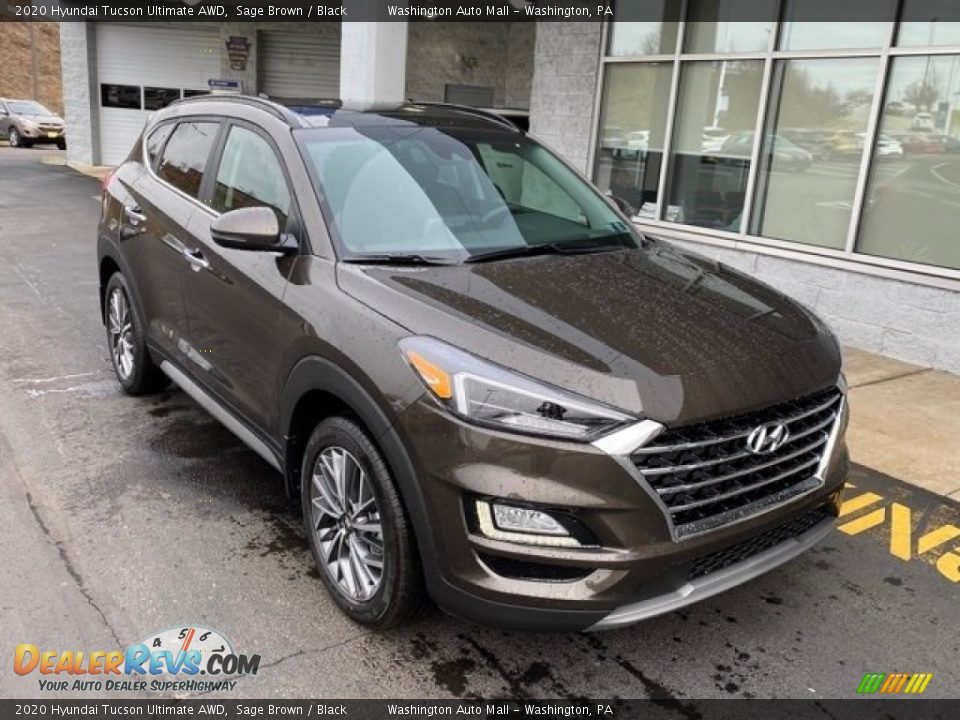 2020 Hyundai Tucson Ultimate AWD Sage Brown / Black Photo #1