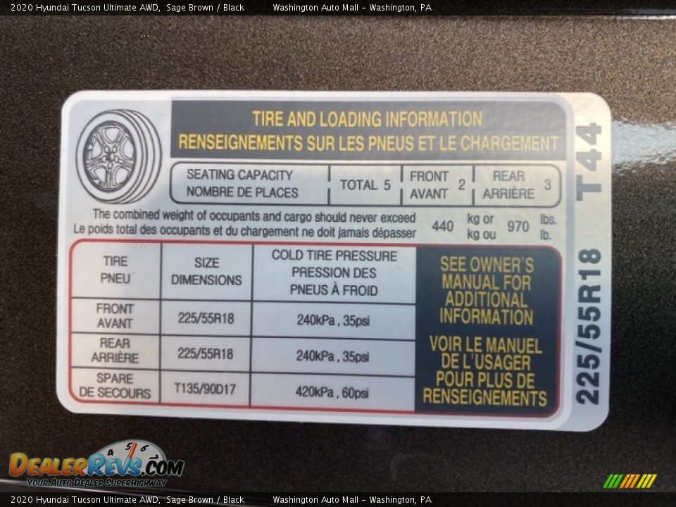 2020 Hyundai Tucson Ultimate AWD Sage Brown / Black Photo #8