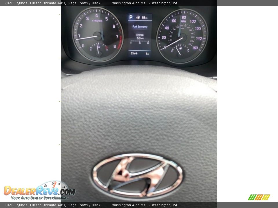 2020 Hyundai Tucson Ultimate AWD Sage Brown / Black Photo #30