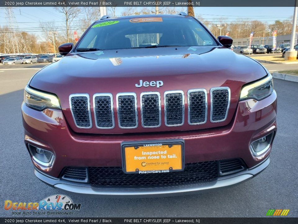 2020 Jeep Cherokee Limited 4x4 Velvet Red Pearl / Black Photo #15