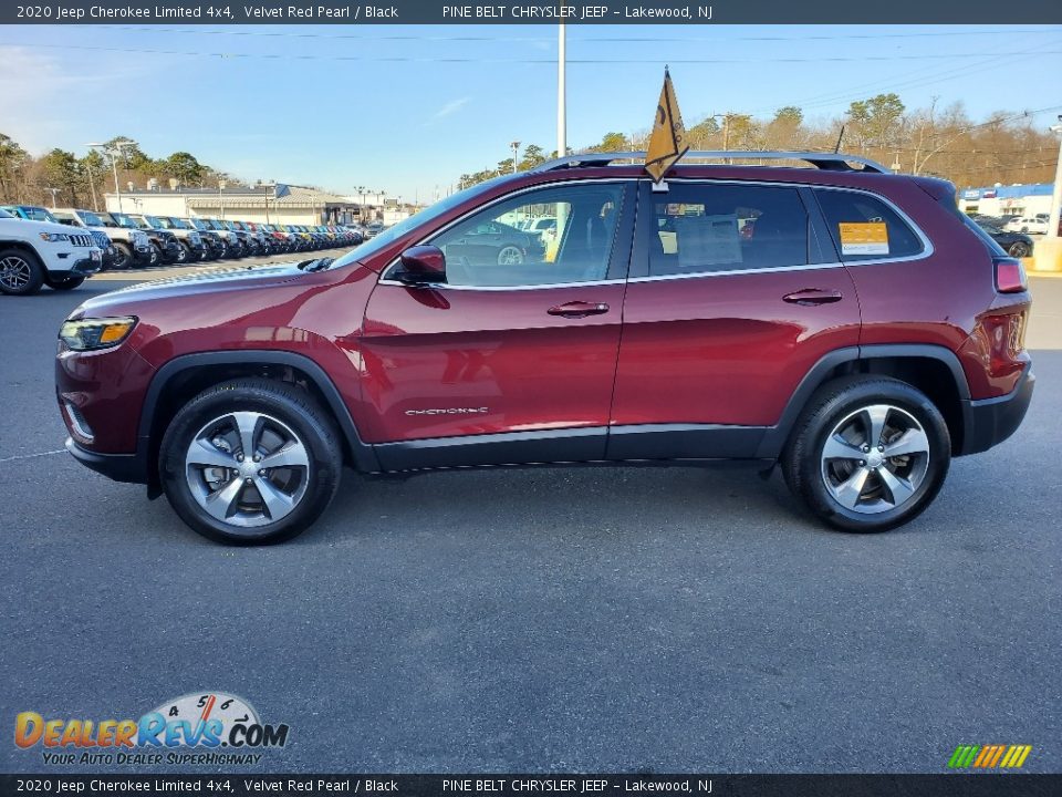 2020 Jeep Cherokee Limited 4x4 Velvet Red Pearl / Black Photo #17