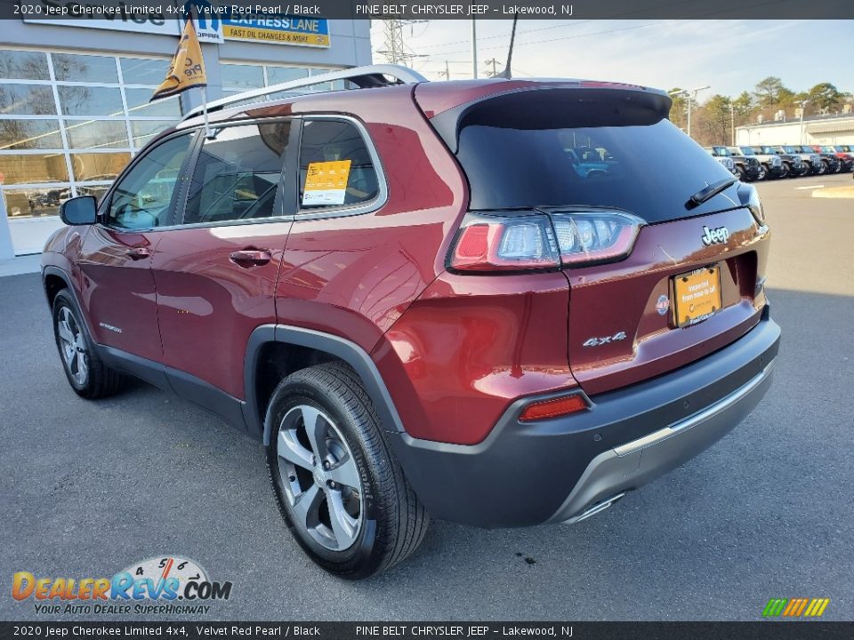 2020 Jeep Cherokee Limited 4x4 Velvet Red Pearl / Black Photo #18