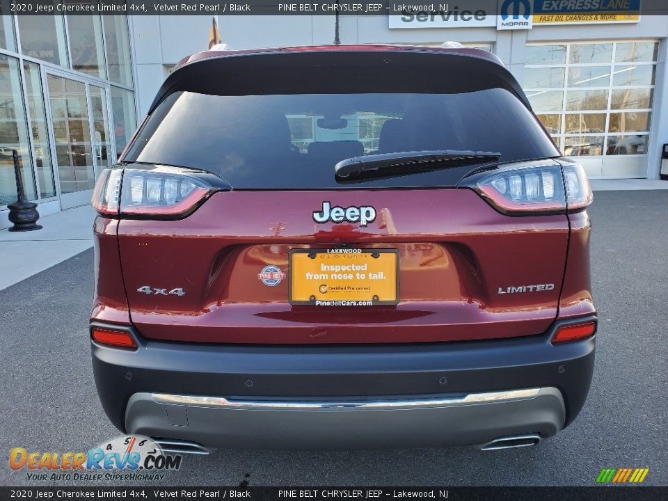 2020 Jeep Cherokee Limited 4x4 Velvet Red Pearl / Black Photo #19