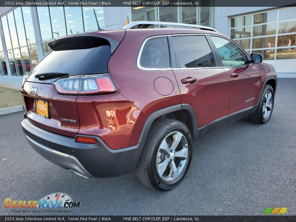 2020 Jeep Cherokee Limited 4x4 Velvet Red Pearl / Black Photo #20