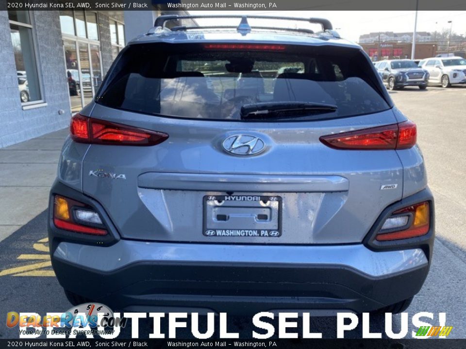 2020 Hyundai Kona SEL AWD Sonic Silver / Black Photo #4