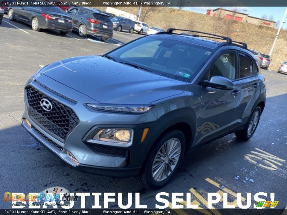 2020 Hyundai Kona SEL AWD Sonic Silver / Black Photo #6