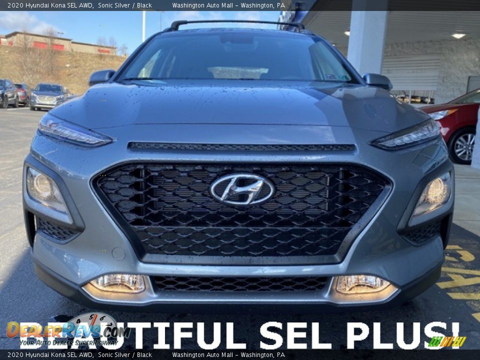 2020 Hyundai Kona SEL AWD Sonic Silver / Black Photo #7