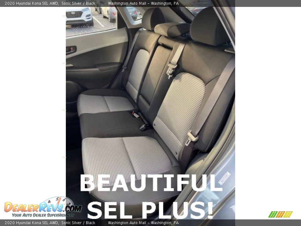 2020 Hyundai Kona SEL AWD Sonic Silver / Black Photo #18