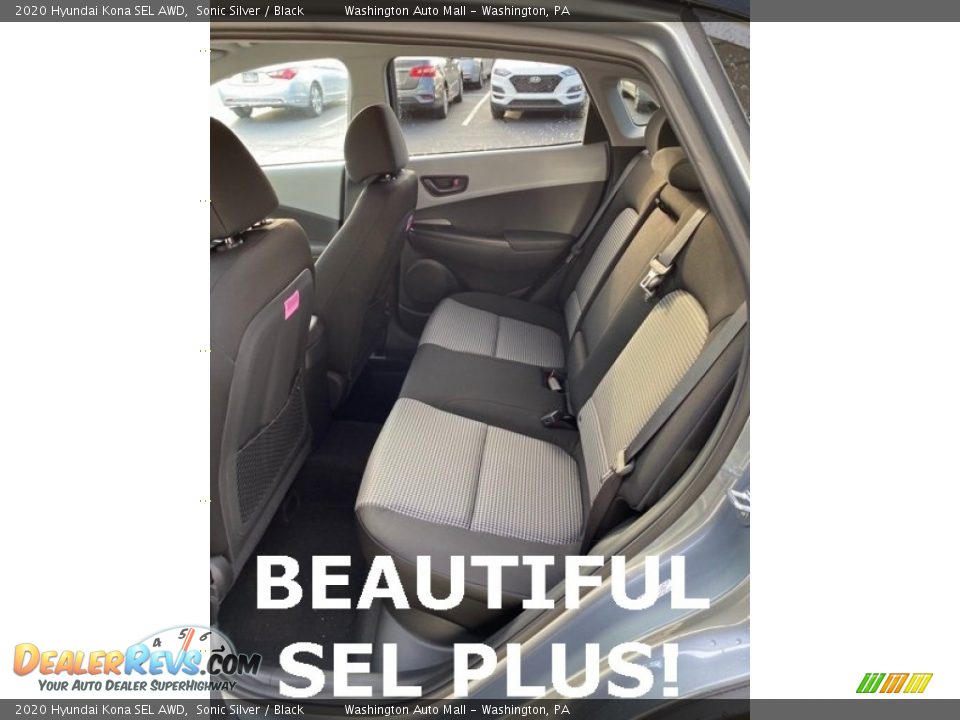 2020 Hyundai Kona SEL AWD Sonic Silver / Black Photo #19
