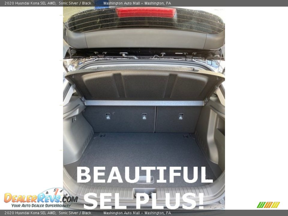 2020 Hyundai Kona SEL AWD Sonic Silver / Black Photo #21