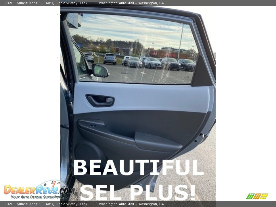 2020 Hyundai Kona SEL AWD Sonic Silver / Black Photo #23