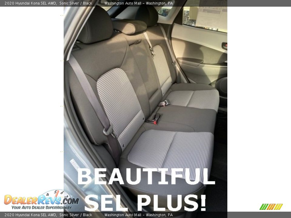 2020 Hyundai Kona SEL AWD Sonic Silver / Black Photo #24