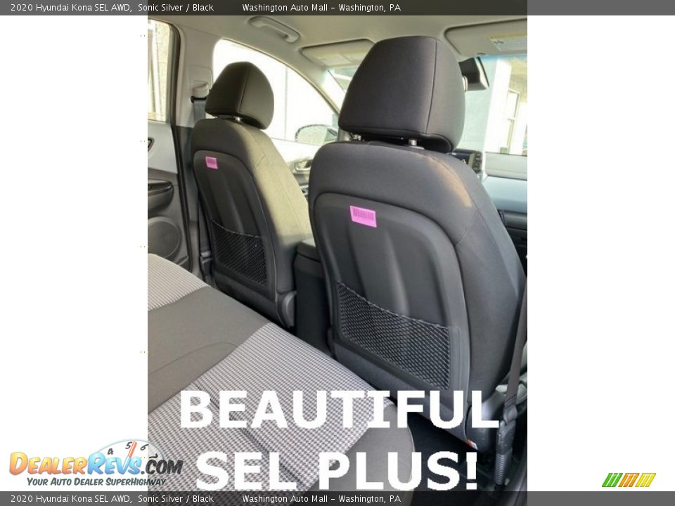 2020 Hyundai Kona SEL AWD Sonic Silver / Black Photo #25